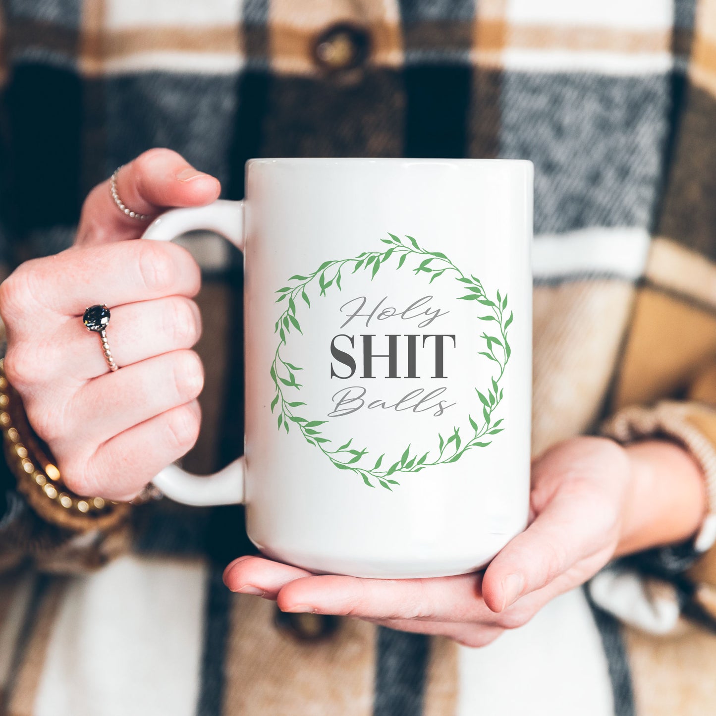 Holy Shit Balls 15oz. Mug