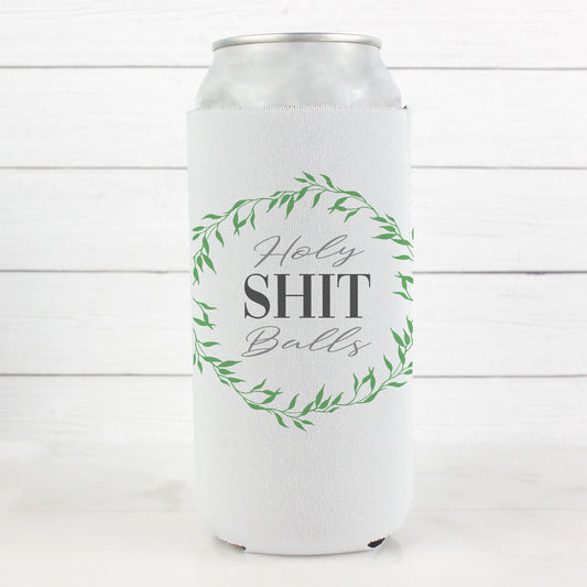Holy Shit Balls 12oz. Skinny Can Cooler